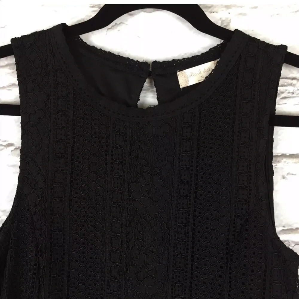 New Altar’d State Sleeveless Lace Crochet Dress M - Picture 3 of 7